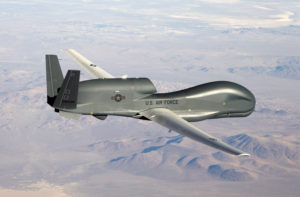 Global Hawk flying environmental mapping missions in Latin America, Caribbean aerospace consulting